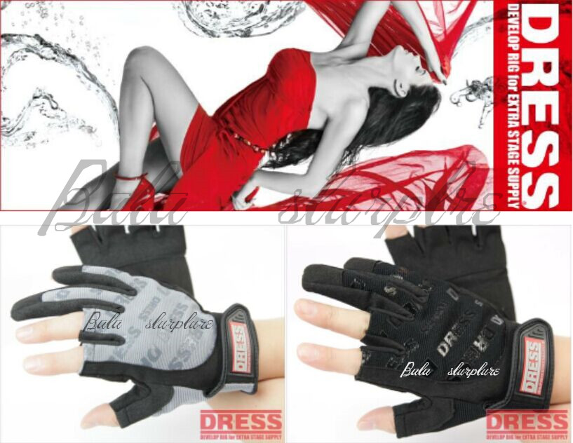 【巴拉咕嗒路亚】DRESS GLOVES 露三指 抗磨保温时尚路亚手套