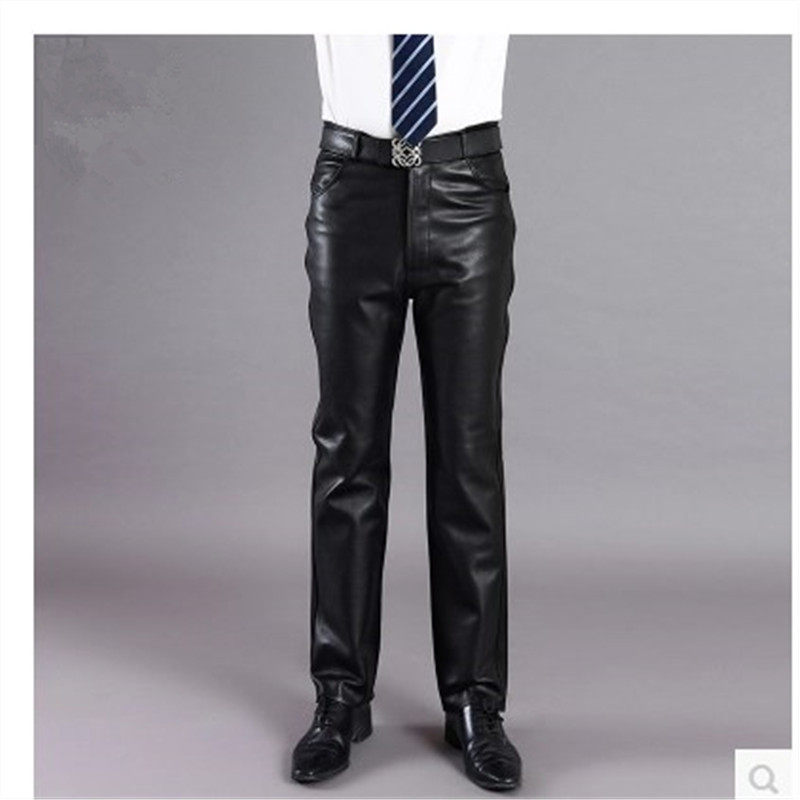 Pantalon cuir homme droit pour hiver - Ref 1491365 Image 1