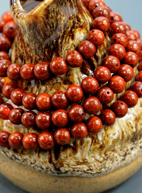 小金线菩提子老籽佛珠108黑色木鱼果菩提元宝大金线菩提【35号】