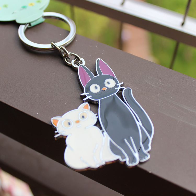 包邮 Miyazaki Totoro Totoro TOTORO key ring Witch Home Delivery Kitty cat key chain