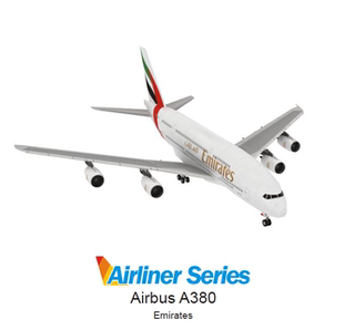 空中客车A380 阿联酋航空 民航客机 1:300 1:220 DIY纸模型
