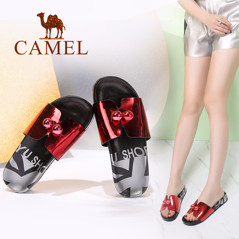 Sandales femme CAMEL   en PU - semelle en polyurethane - Ref 2673575 Image 1