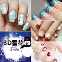 Nail Sticker Trang sức Nail Trang trí Trang trí DIY3D Stereo Bông tuyết Sticker Quang trị liệu Nail Ba Lan - Sơn móng tay / Móng tay và móng chân màu sơn móng tay đẹp