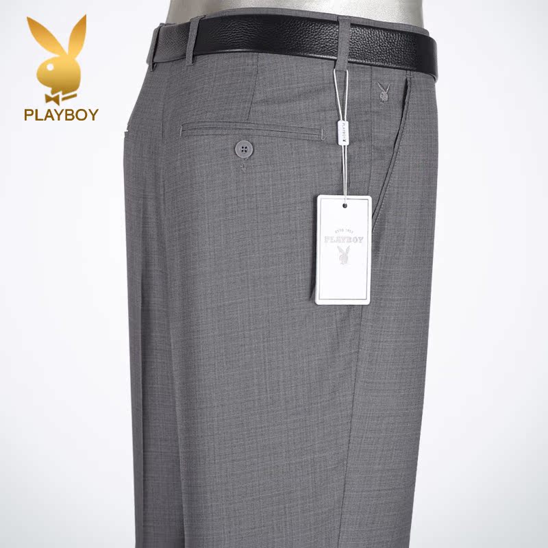 Pantalon droit PLAYBOY en polyester - Ref 1470254 Image 1