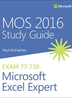 【预订】MOS 2016 Study Guide for Microsoft E...