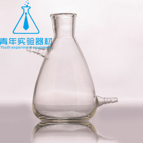 实验室器材 玻璃器皿 优质 上下嘴 过滤瓶 2500ml 抽滤瓶