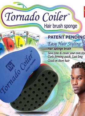 10mm Magic Hair Twist Sponge Tornado Coiler 黑人海绵卷发器