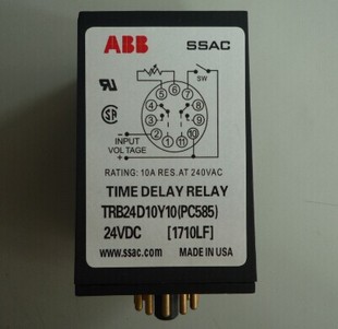 TRB24D10Y10 时间继电器 库存现货 ABB型