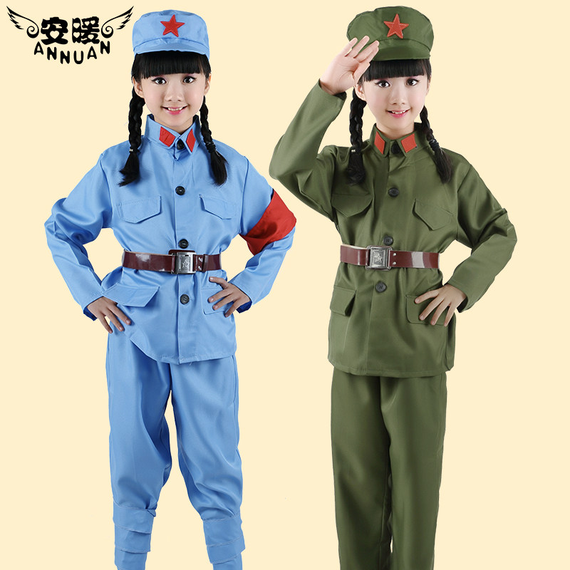 十壹兒童小紅軍裝演出服裝女八路軍裝革命紅軍舞蹈軍裝表演攝影在類目 童裝/嬰兒裝/親子裝, 兒童演出服中 - 來自Buy2taobao.com提供專業的淘寶代購服務