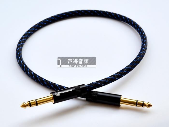 6.35公对公音频线 6.5大三芯对录线 TRS调音台功放音响声卡连接线