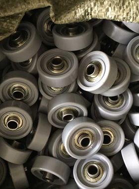 专营来福轮/福来轮GA-01A系列 灰色福来轮/内嵌精密608ZZ轴承