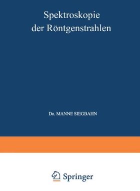 【预订】Spektroskopie Der Rontgenstrahlen