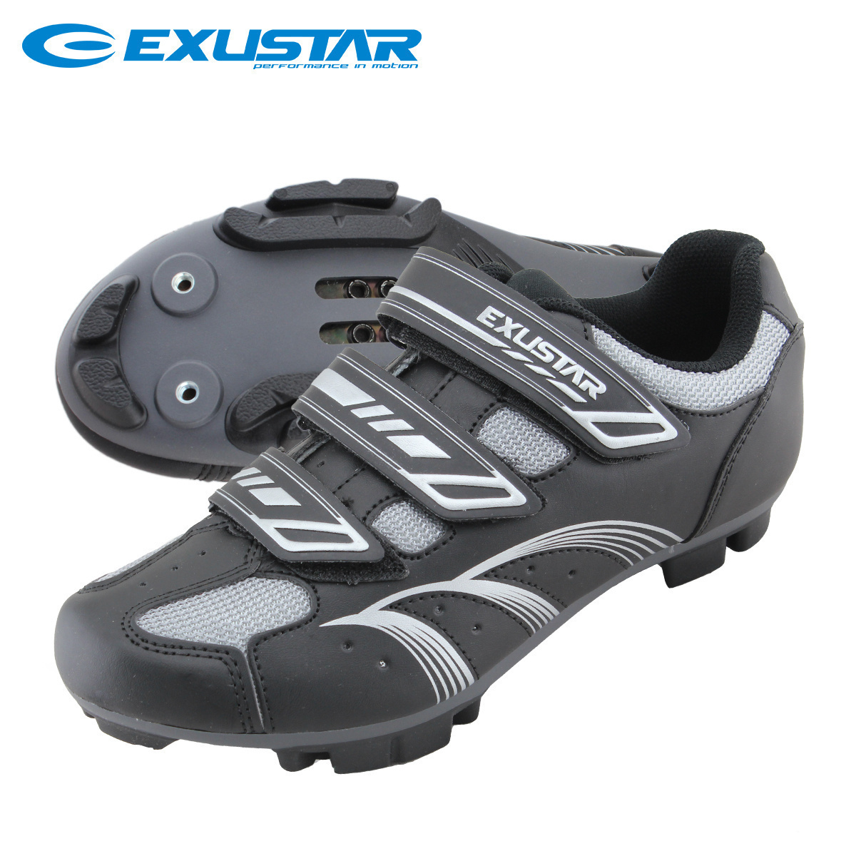 Chaussures pour cyclistes homme EXUSTAR - Ref 869883 Image 1