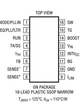 进口原装  LTC3851EGN LTC3851IGN LTC3851 SSOP 现货