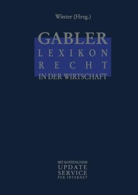 【预售】Gabler Lexikon Recht in Der Wirtschaft