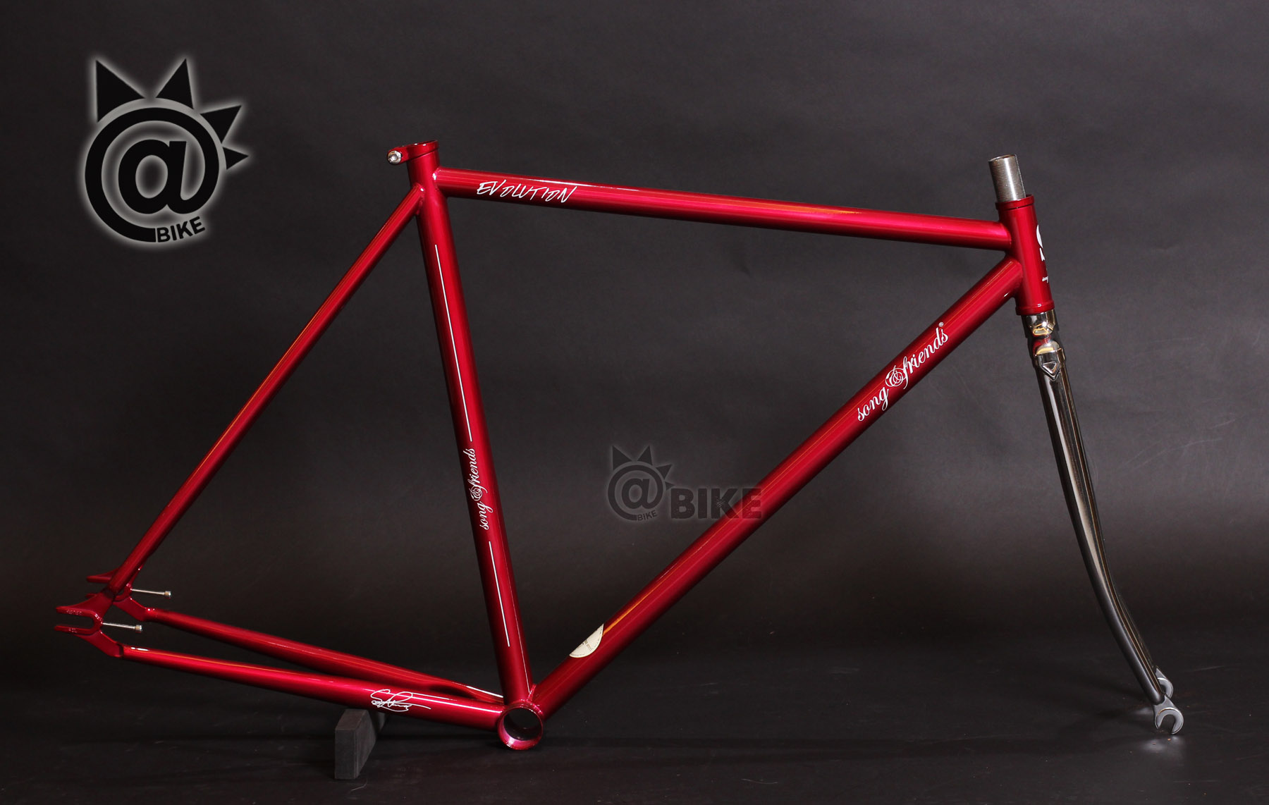 @BIKE FIXED GEAR SF song&friends  进化 车架组 红色