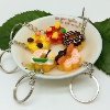 the republic of korea lovely originality Key chain new year gift simulation Food Cake doughnut Key buckle Pendant wholesale