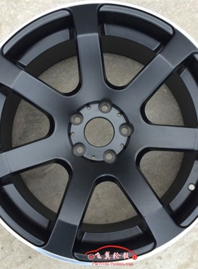 适用于20寸保时捷卡宴 宝马535GT 730LI Q7途锐电镀黑色改装轮毂