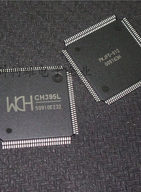 现货 CH395L  LQPF-128 TCP/IP以太网协议栈芯片  全新原装