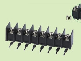 环保铜美式日式栅栏式黑色DG25R接线端子7.62MM间距连接器JFF25R