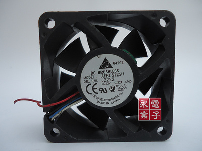原装 台达 AFB0612SH 6025 DC12V 0.32A 双滚珠四线温控风扇