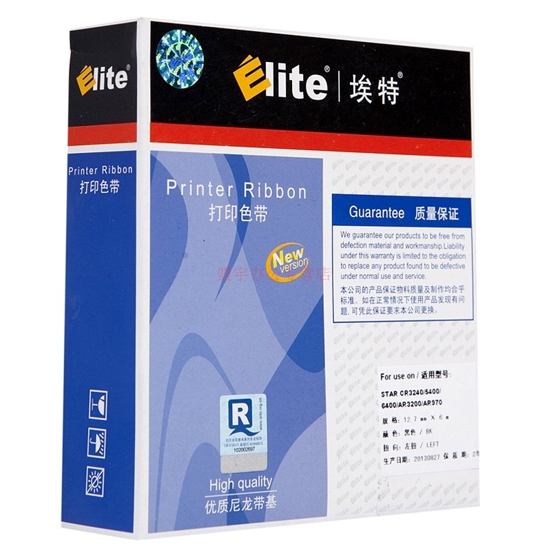 埃特（Elite） E CR3240 黑色色带 适用实达CR3240/5400/6400