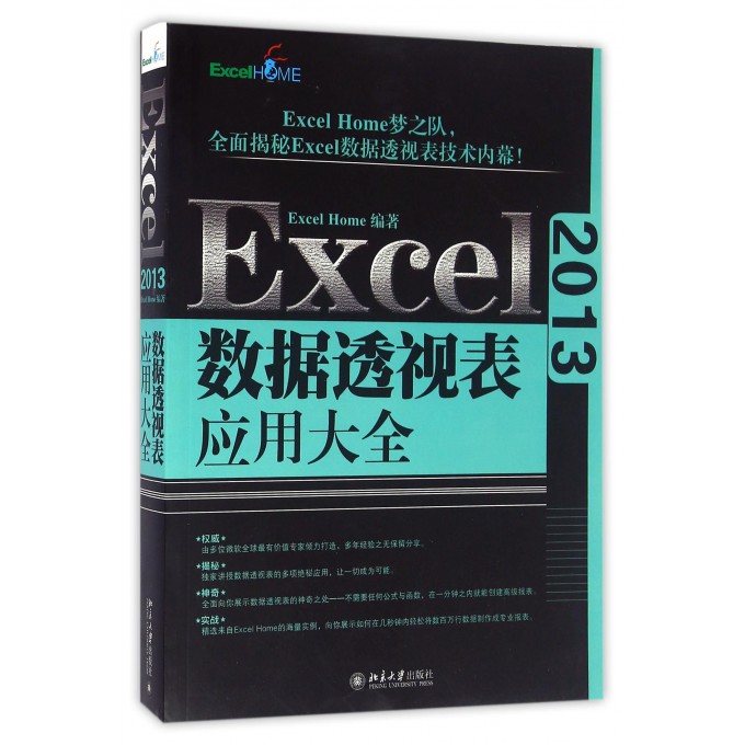 【正版包邮】Excel2013数据透视表应用大全 电脑办公软件实用教程 Excel基础教程进阶学习 表格制作大全 技巧指导书 正版书籍