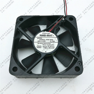 05W B50 0.13A NMB 双滚珠变频器风扇 24V 2406GL 6CM 原装 6015