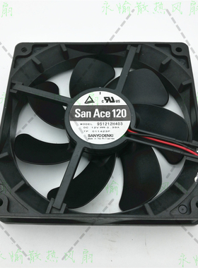 原装 三洋 9S1212H403 12025 12V 0.39A 2线 大风量机箱散热风扇