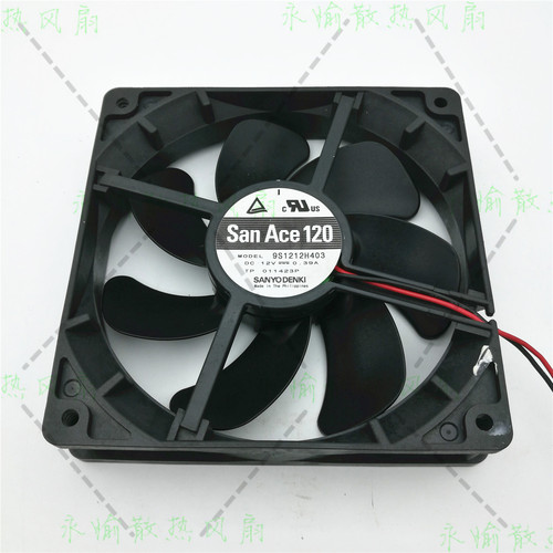 原装 三洋 9S1212H403 12025 12V 0.39A 2线 大风量机箱散热风扇 - 封面