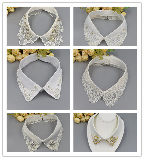 春秋冬假领子百搭时尚衬衣领 棉蕾丝娃娃领  韩国假领装饰领包邮