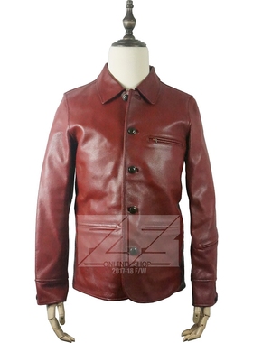 日单 牛皮衣 外贸 阿美咔叽 司闸员 COW LATHER BREAKMAN