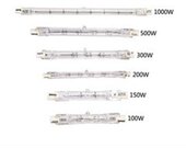 150w300w500w1000w双端卤钨小太阳灯管碘钨丝灯管工地照明