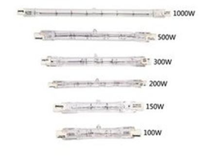 150w300w500w1000w双端卤钨小太阳灯管碘钨丝灯管工地照明