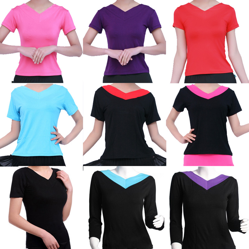 莫代尔舞蹈服艺心慧短袖跳操健身