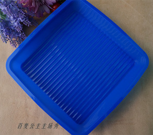 大号方形披萨蛋糕面包硅胶模具烤盘pizza cake mold pan silicone
