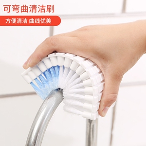 日本AISEN可弯曲家用厨房用刷卫浴清洁瓷砖刷水龙头刷墙角缝隙刷