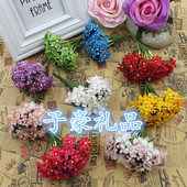 diy花环配件 2025新款 高档婚庆花 精致手工仿真花 拍摄道具 梅花