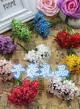 2025新款梅花精致手工花环仿真花