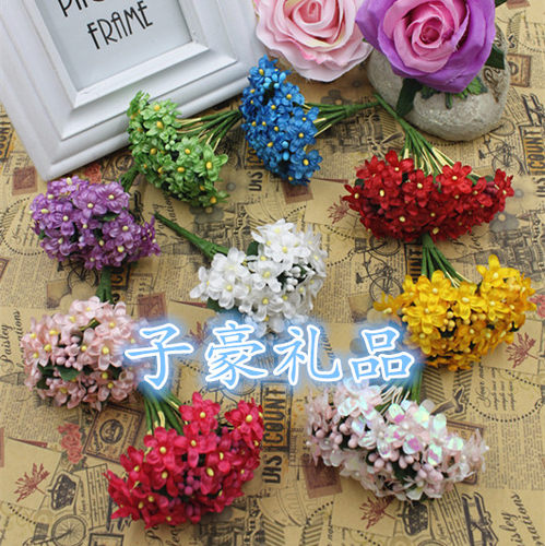 2025新款梅花精致手工花环仿真花