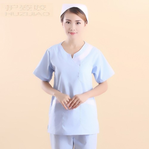 新款护士服女韩版洗手衣夏装刷手衣短袖口腔分体工作服OP-78