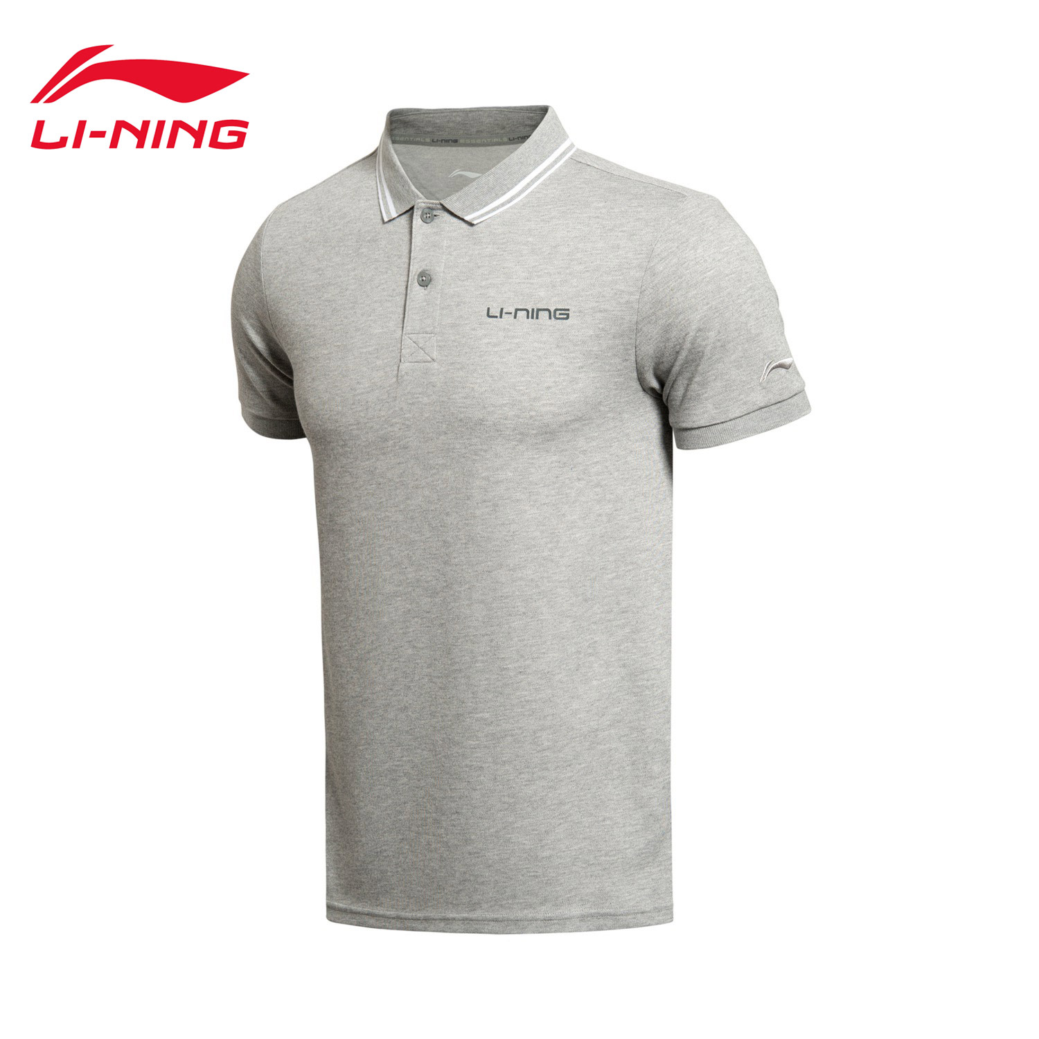 Polo sport homme LINING APLK085 en CVC - Ref 555648 Image 2