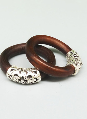 纯天然西藏山南鸡血藤戒指 药藤西藏饰品 情侣饰品 包邮