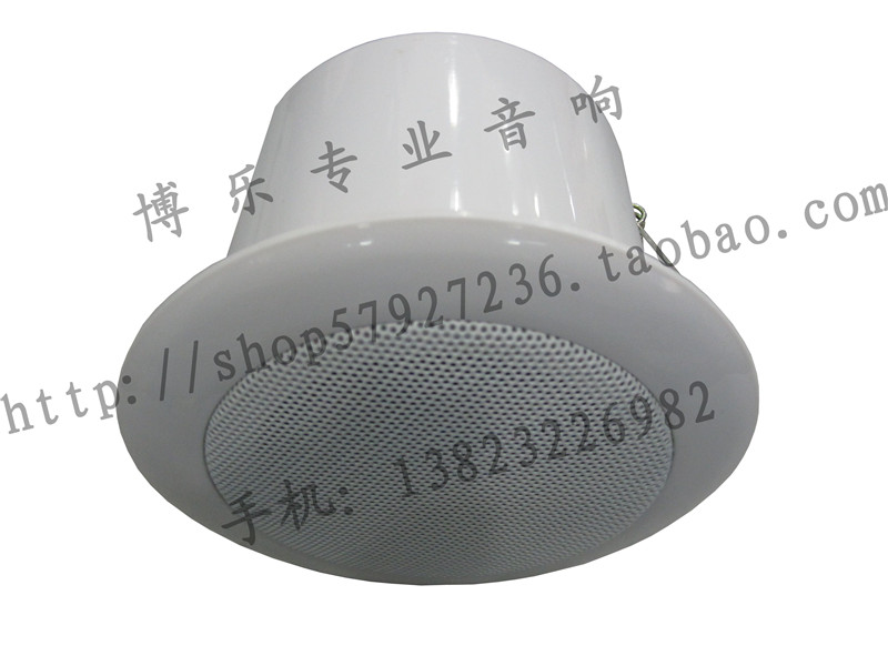 4吸顶天花喇叭带后定压背景音乐