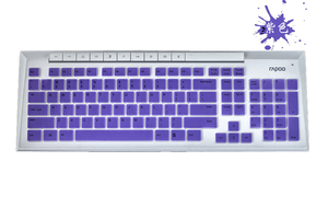 雷柏8200P X336 N7000 无线巧克力家用办公防尘防水键盘保护膜贴