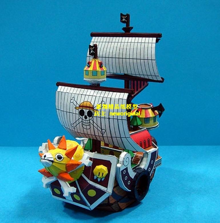 海贼王千阳号海盗船帆船模型