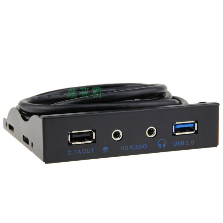 鑫赛霸USB3.0音频前置面板 HD-AUDIO 3.5音频 19PIN转USB3.0