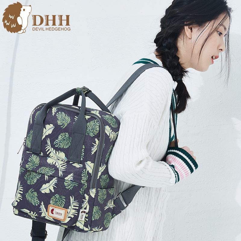 DHHº«°æÐ¿îÔËÞ·çÓ¡»¨·«²¼Ë«¼ç°üѧÉú±³°üÂÃÐаü³±¼òÔ¼ÇåÐÂÊé°ü