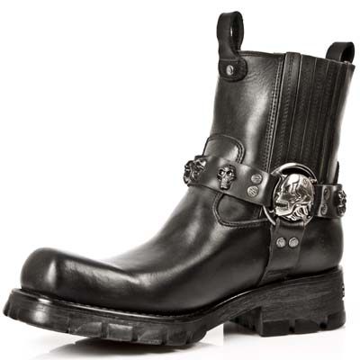 NewRock Motorcycle Harley model Trend genuine leather Short tube Boots Knight bootsin the Men's Shoes, Boots  category - from Buy2taobao.com to provide professional Taobao agent buy service