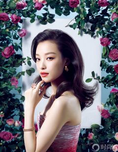 美女明星 倪妮 海报制作高清写真相纸印刷房间装饰挂画V10216A